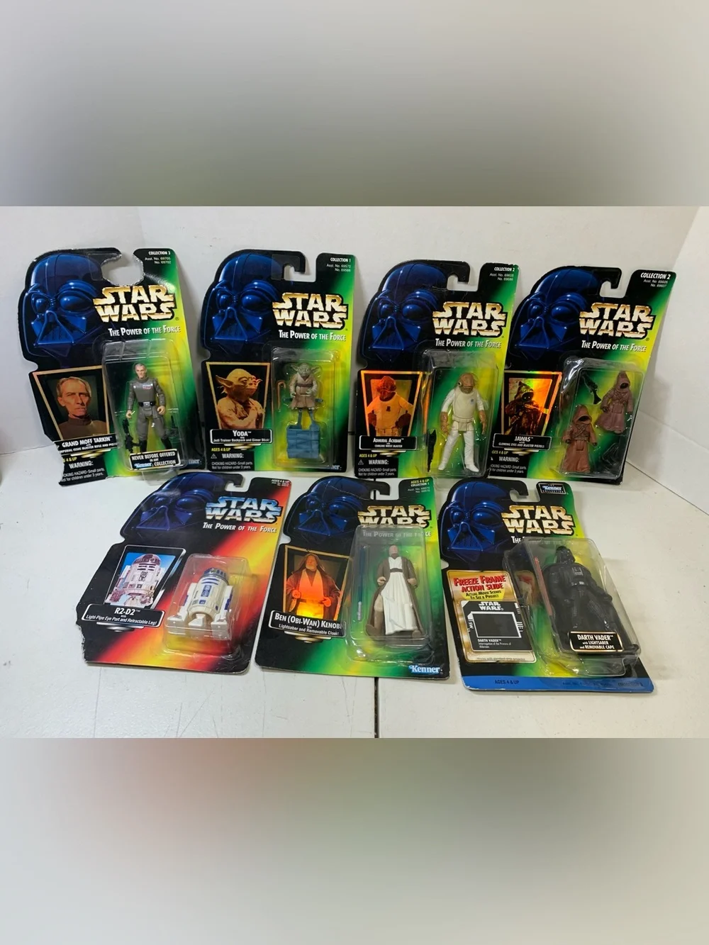 Star Wars Group of 7 Beginner Collectible Vintage Figures 3856